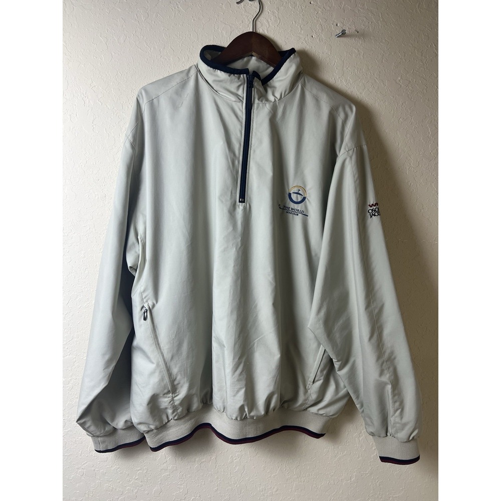 Oscar Jacobson Mens 2XL WPS Tour Jacket Lightweight Logo Wind Water Protection